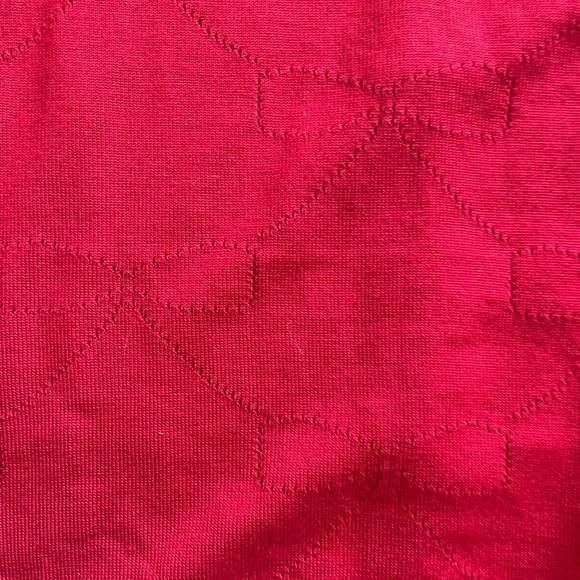 NWT Adrianna Papell Women's Haute Red Crewneck Sweater Rhinestone Bows Large - Picture 4 of 12